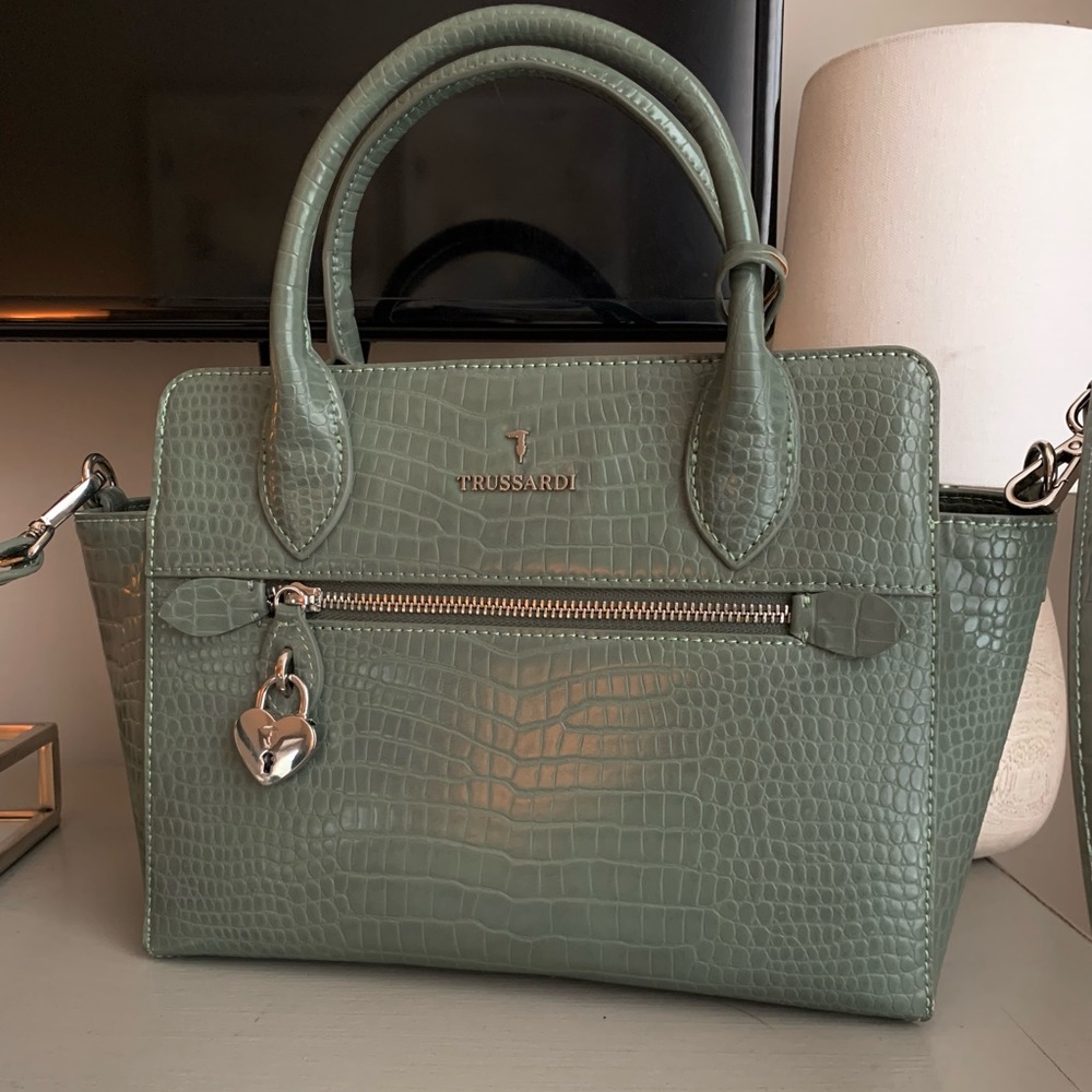 Trussardi Green Mid size purse